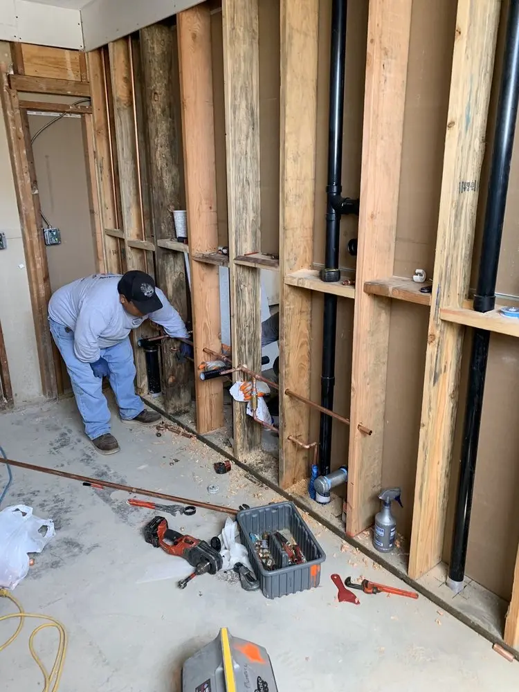 Commercial rough-in plumbing for Water Heater Replacement in North Tonawanda